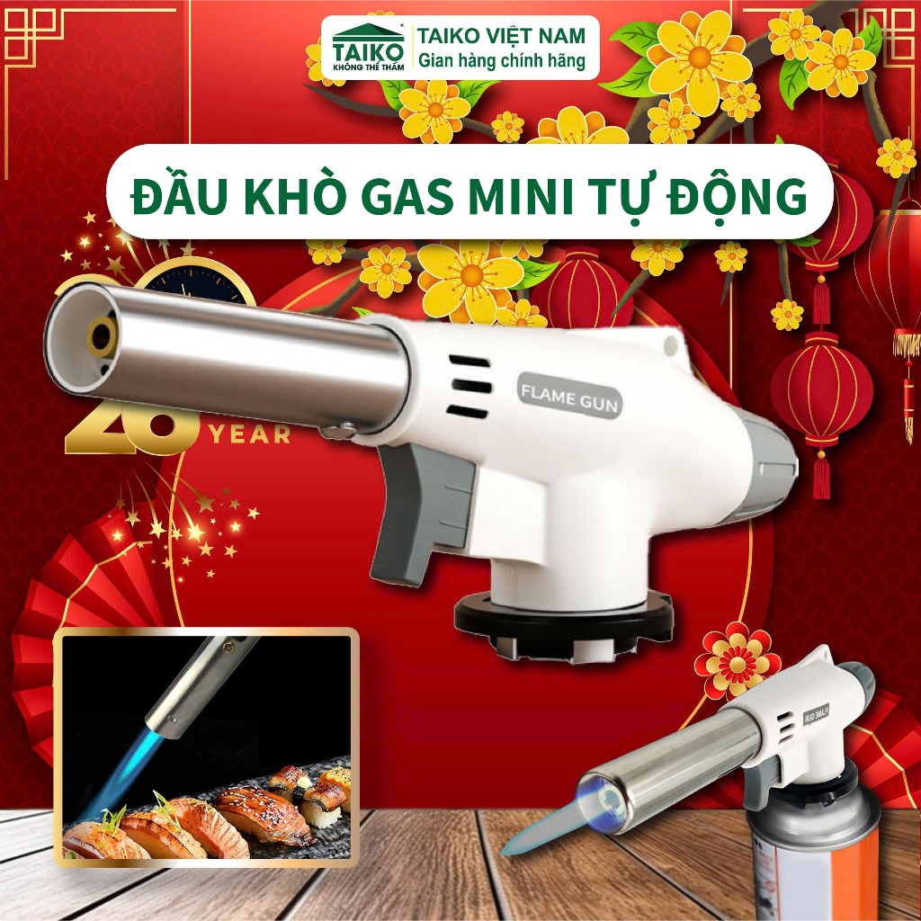 [Hàng Chính Hãng] Khò Ga Mini Tự Động Flame Gun Japan (Chuẩn ISO9001, Nhập Khẩu Chính Hãng)