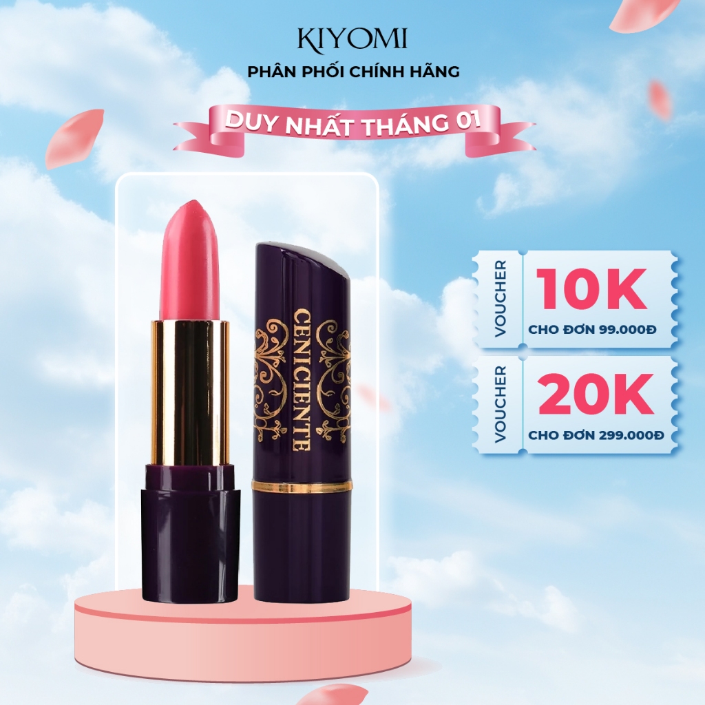 Son Thỏi Naris Cosmetics Mịn Môi Lâu Phai Ceniciente Lipstick