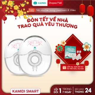  Máy Hút Sữa Rảnh Tay Kamidi Smart Hút Êm Hút Kiệt Máy Hút Sữa Không Dây Kích Sữa Hiệu Quả 4 Chức Năng 