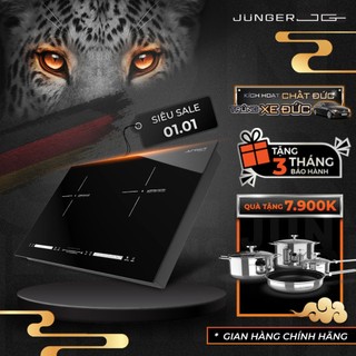   QUÀ 7Tr9 + GIAO LẮP 0Đ  Bếp từ đôi JUNGER JG NKD-22+ 4400W Hẹn giờ 480 phút Khóa phím trẻ em Bảo Hành 36 Tháng 