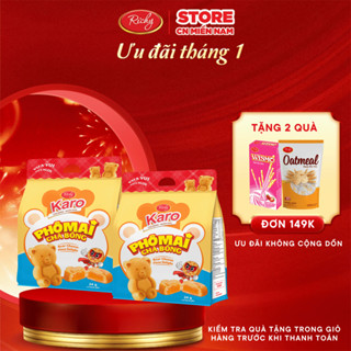  Combo 2 bịch Bánh Karo Gấu nhân phô mai béo ngậy HSD 45 ngày - cân nhắc khi đặt SLL 