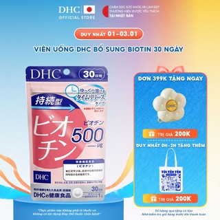  Viên uống DHC Biotin hỗ trợ tốt cho da và tóc  30 Ngày  - TPBVSK DHC Sustained Release Biotin 