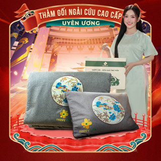  Combo Thảm Và Gối Ngải Cứu Hoàng Thịnh An Cao Cấp Chính Hãng Thải Điện Đệm Sưởi Ngải Cứu Đông Y 