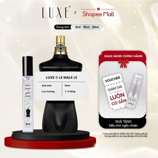  Nước Hoa Nam Chính Hãng LUXE Perfume Le Male Le Parfum mùi hương cuốn hút thu hút 