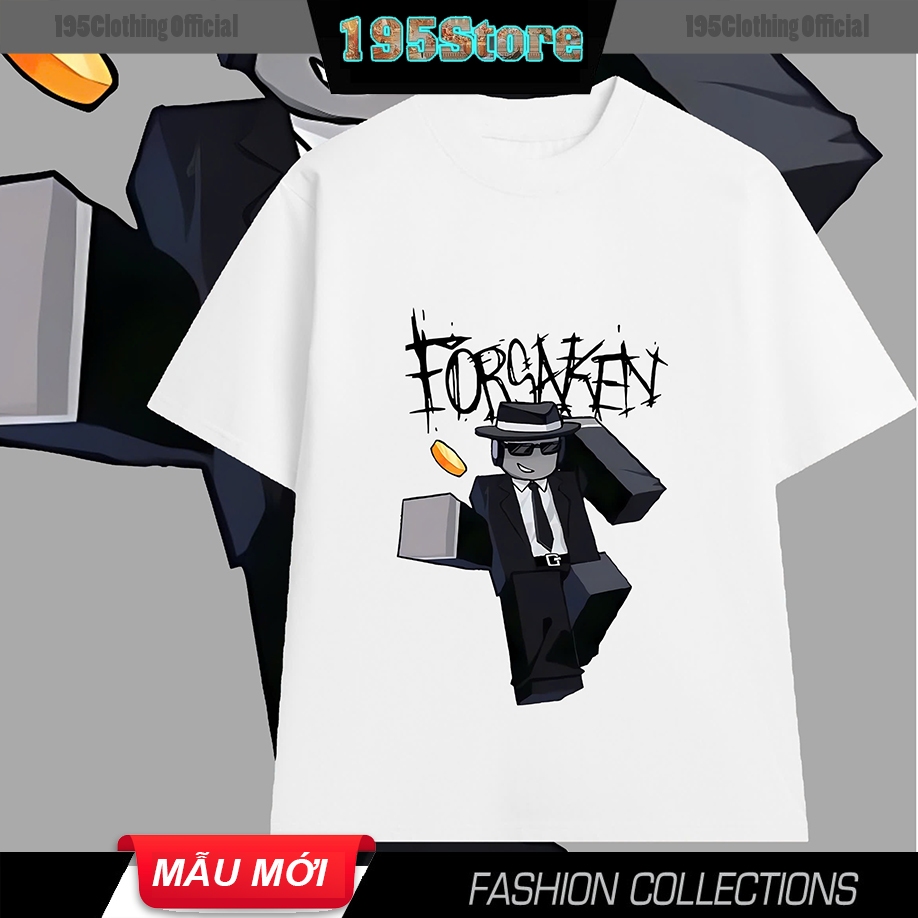 Áo thun Chance Roblox Forsaken - One Piece Luffy Gear 5, Zoro, Ace, Sanji