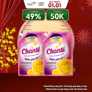   LS  Chọn loại  Combo 2 Túi Nước Giặt Xả Chanté Cao Cấp 8 Trong 1 