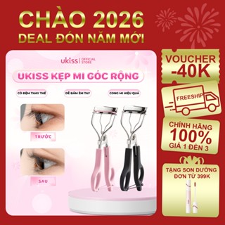  Ukiss Kẹp Mi Góc Rộng Giúp Cong Lâu Kèm Đệm Thay Thế Tiện Lợi 