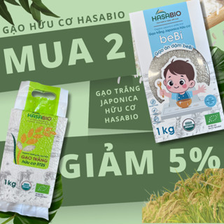 Gạo trắng hữu cơ ST25 Hoa Nắng/Hasa Bio 1kg