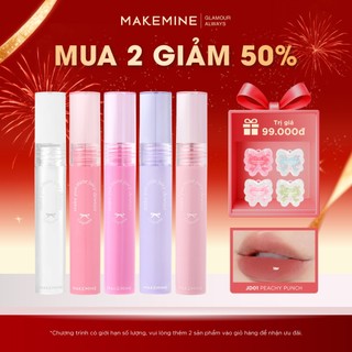  Son kem bóng MAKEMINE Make You Mine Juicy Dew Tint căng mọng bền màu lâu trôi son vòm Make Mine son tint bóng MAKE08 