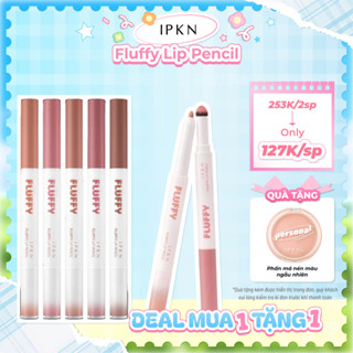  Chì Kẻ Viền Môi Hai Đầu IPKN Fluffy Lip Pencil 1.3g - 8 Màu 