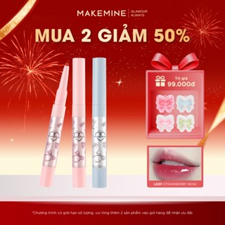  Son kem bóng 2 đầu MAKEMINE Make You Mine Juicy Tint Lip Duo trong suốt căng mọng 2in1 chì kẻ môi Make Mine MAKE22 