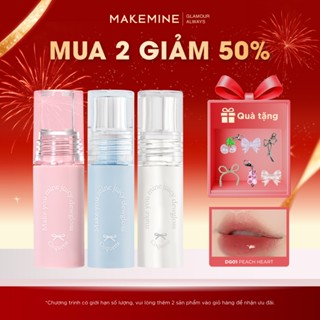  Son kem son hoa MAKEMINE Make You Mine Juicy Dewgloss trong suốt căng mọng ẩm mịn tự nhiên Make Mine son bóng MAKE14 