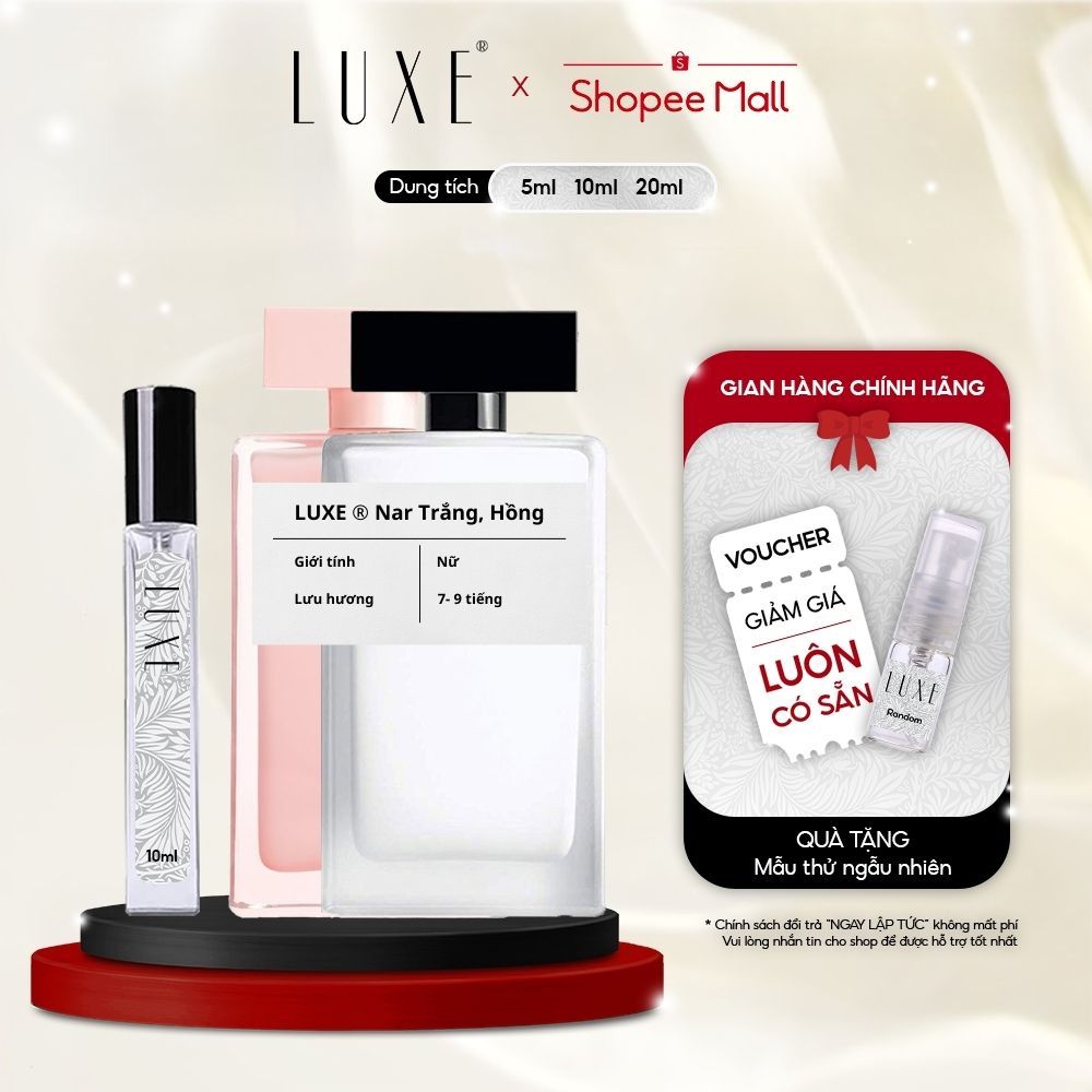  Nước Hoa Nữ chính hãng LUXE Perfume Nar Trắng Hồng mùi hương hương thơm quyến rũ 