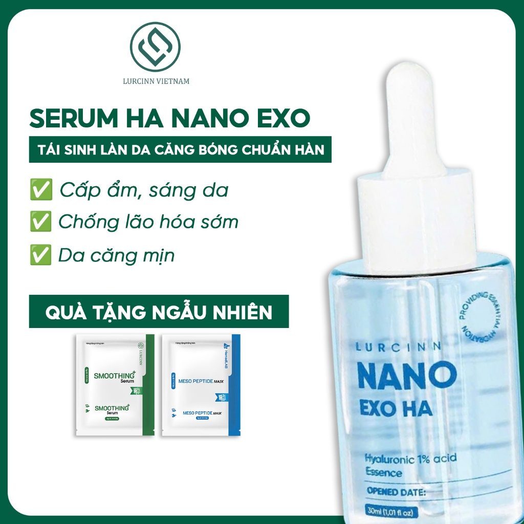 Serum HA Nano EXO – Tái Sinh Làn Da Căng Bóng Chuẩn Hàn | Lurcinn Vietnam