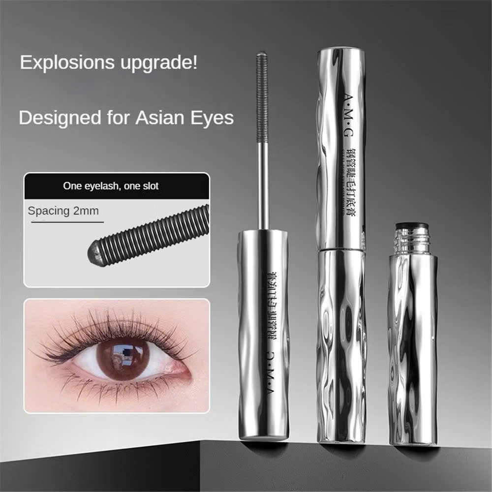 Mascara Chuốt Mi AMG Cong Dài Không Lem Đầu Lược Siêu Mảnh, Cây Chuốt Mi Siêu Mảnh Không Vón Cục