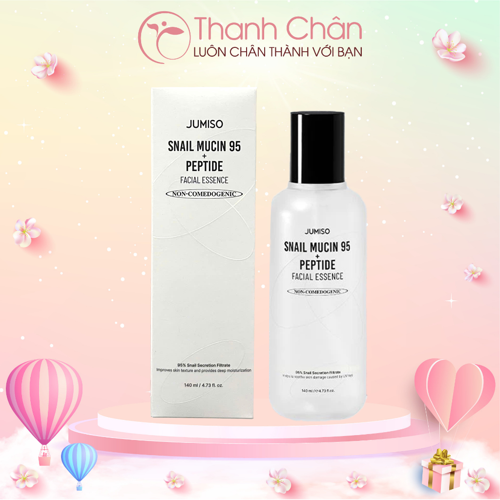 Tinh chất Jumiso Snail Mucin 95 + Peptide Facial Essence 140ml
