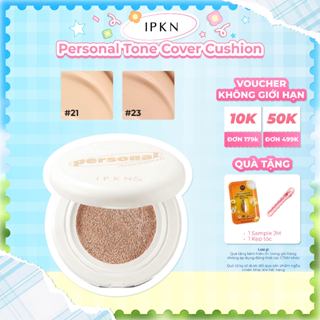  Cushion Kiềm Dầu Nâng Tone IPKN Personal Tone Cover 15g 