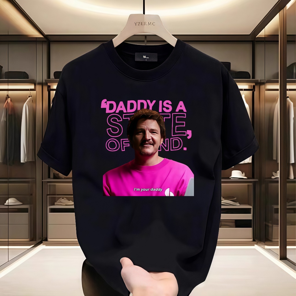 Tôi là cha của bạn Áo phông tuyệt vời-4 Pedro Pascal Áo phông đồ họa buồn cười Áo phông tay ngắn