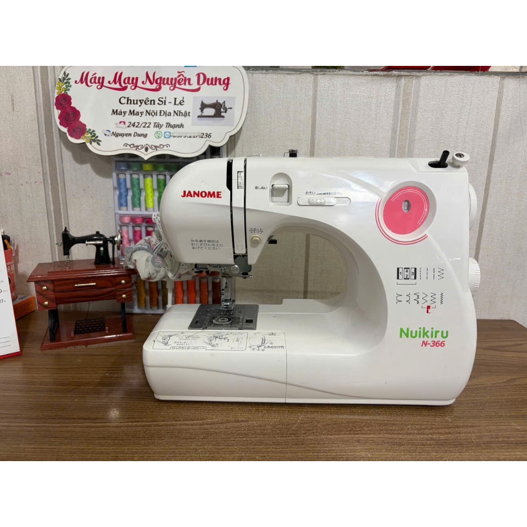 Máy may gia đình Janome N366, máy may nhật, máy may đa năng