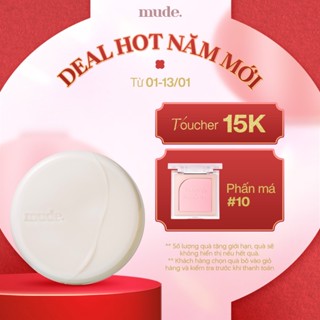  Phấn nước che phủ toàn diện bền màu mịn màng kiềm dầu 24h mude Cushion Soft Silky Fit All Day  15g  