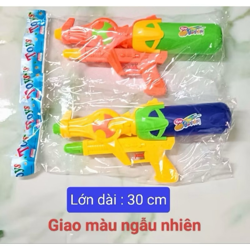 Đồ chơi súng bắn nước 30cm dành cho bé thỏa sức vui chơi công viên nước, hồ bơi hay bãi biển, sân vườn