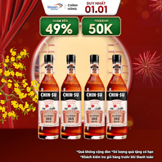  Kiệt tác tặng phẩm - Combo 4 Nước Mắm CHIN-SU Ủ Chượp 365 Ngày 700ml 