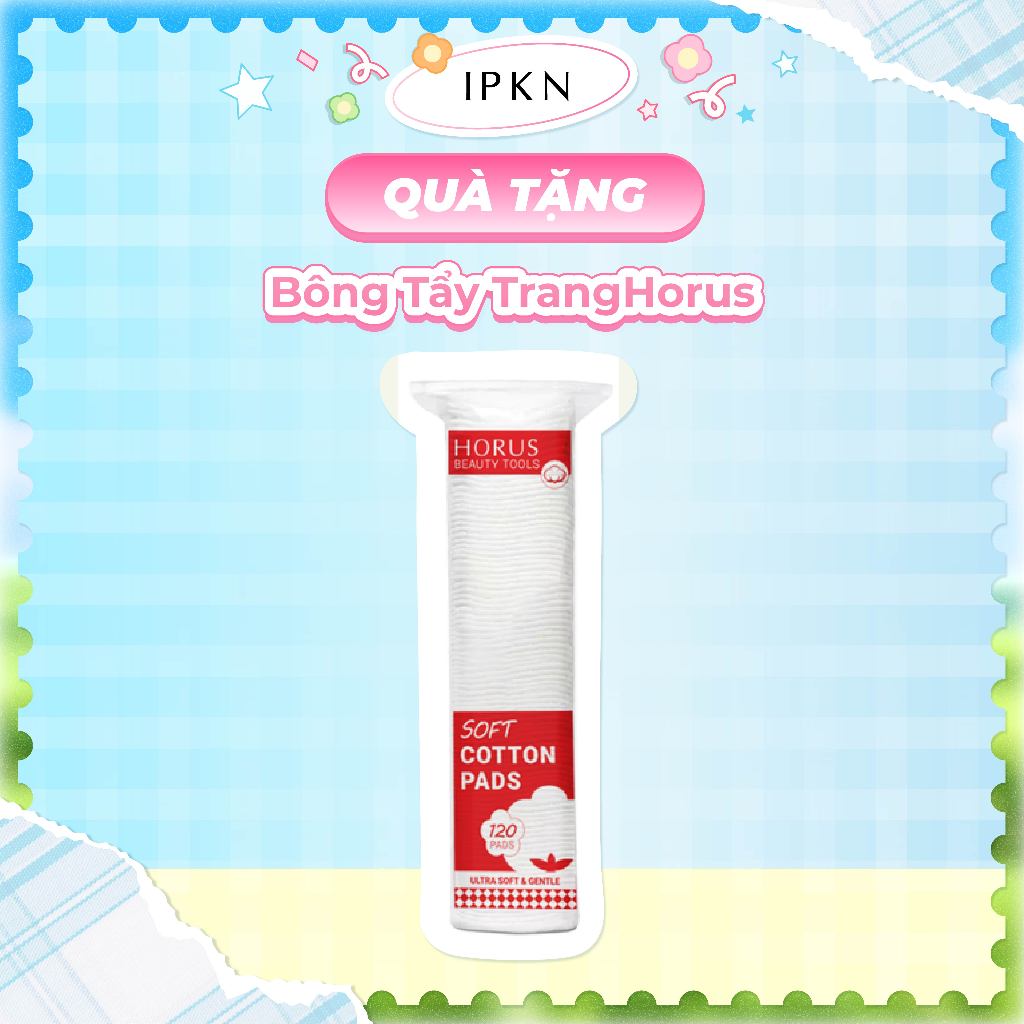 [QUÀ TẶNG] Bông Tẩy Trang Horus 120 miếng
