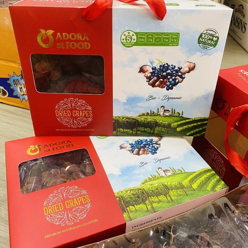 (HÀNG ÚC) NHO KHÔ NGUYÊN CÀNH ADORA ST FOOD