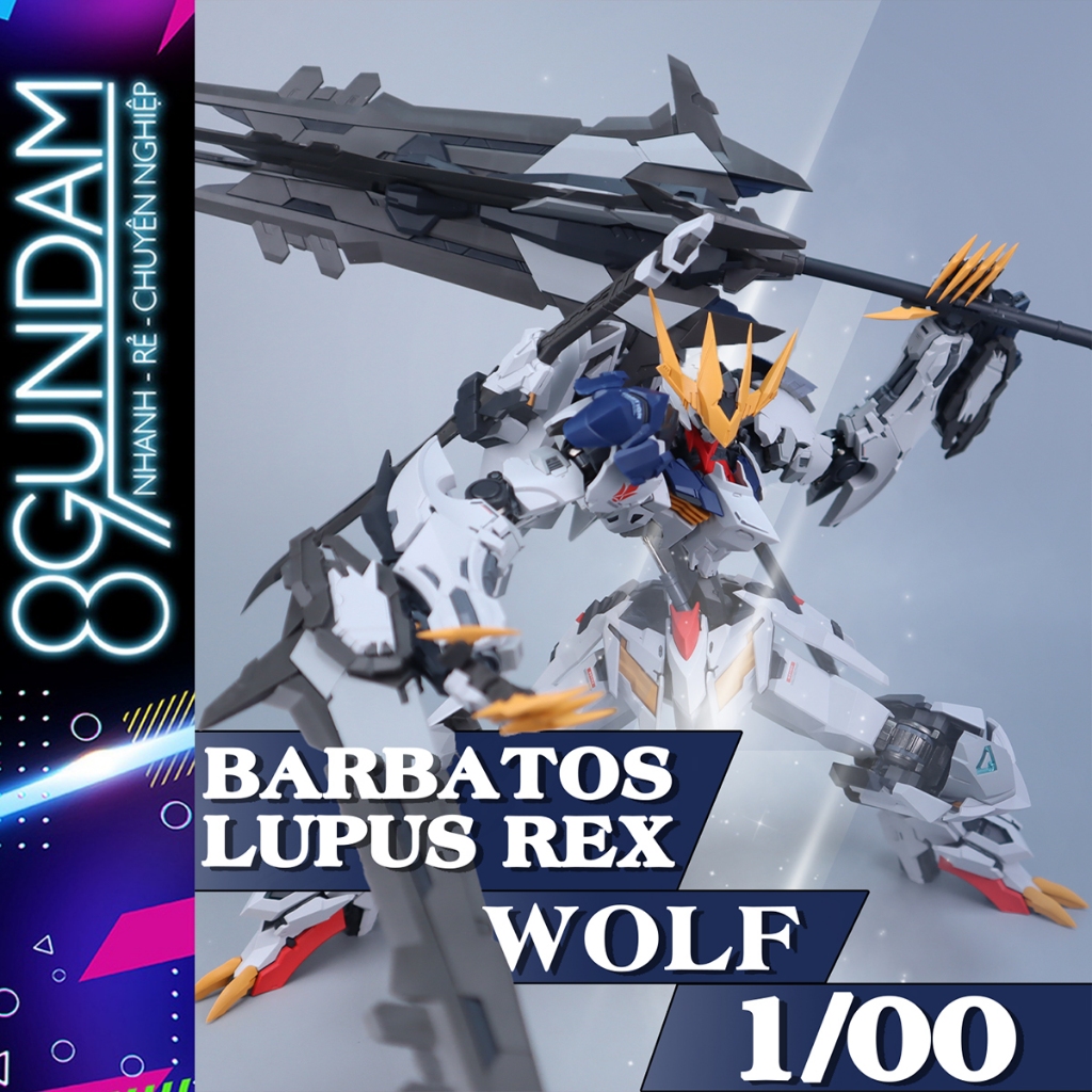 [SẮP VỀ] Mô Hình Lắp Ráp 1/100 Barbatos Lupus Rex - WOLF (tặng base, effect, decal nước)