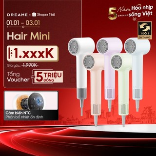  Dreame Hair Mini AHG11A Máy sấy tóc ion âm | siêu nhỏ gọn 270g | động cơ tốc độ cao | BH 24 tháng 