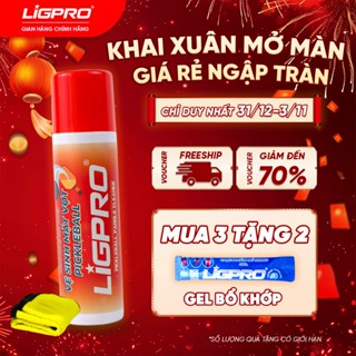  Bình Xịt Vệ Sinh Vợt Pickleball Bọt Tuyết NANO BẠC LIGPRO 200ml Làm Sạch Và Chống Trầy Mặt Vợt 