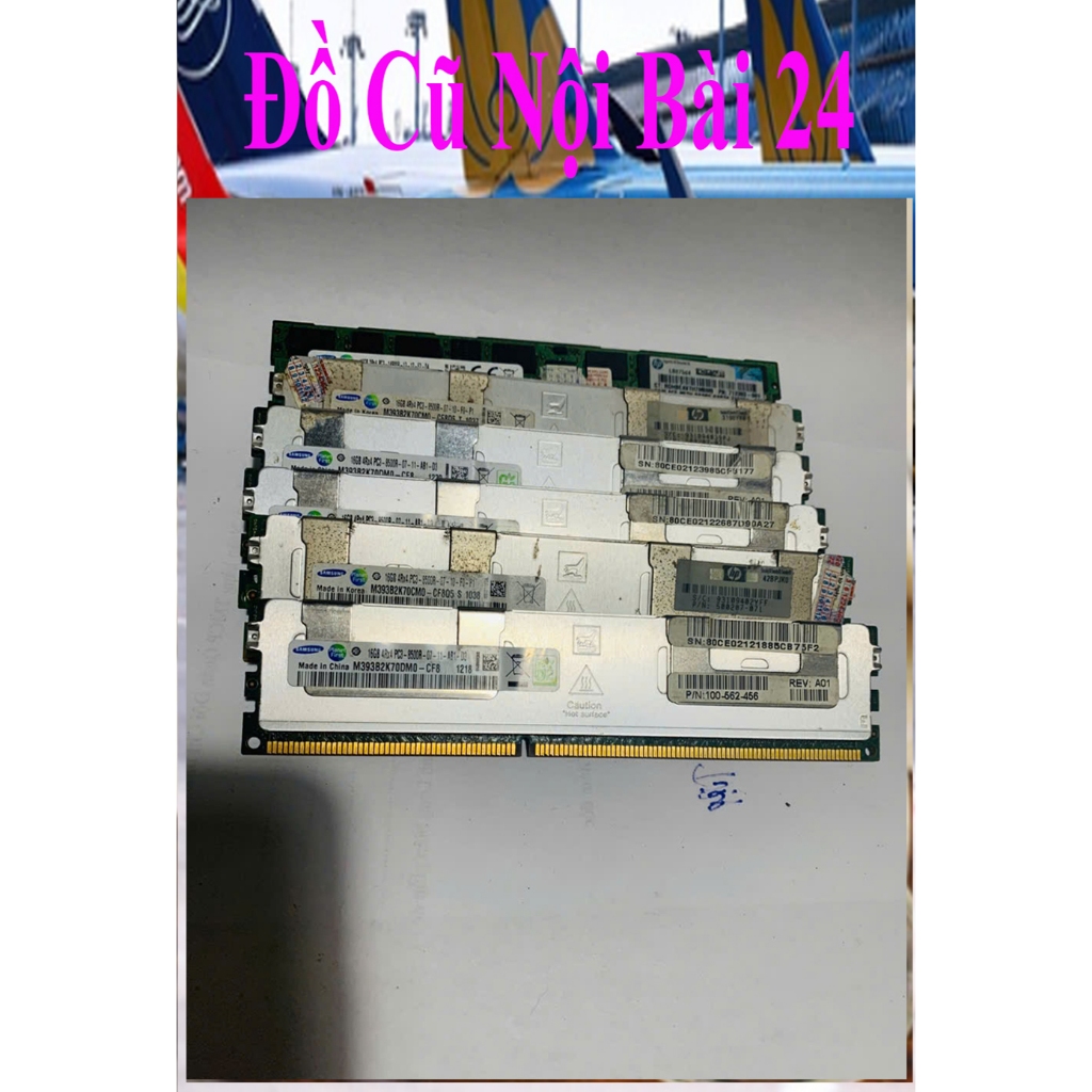 Ram Zin Tháo Máy Server ECC REG 32GB, 16GB, PC4, PC3L, PC3 - BH 12 Tháng