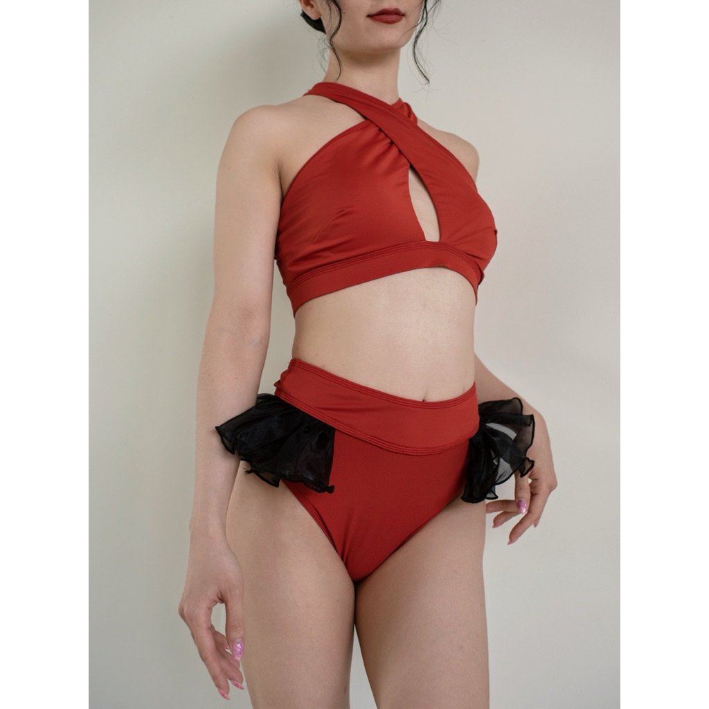 NEO PREMIUM POLEWEAR - đồ múa cột múa vòng aerial yoga sexy dance - giselle collection - cam