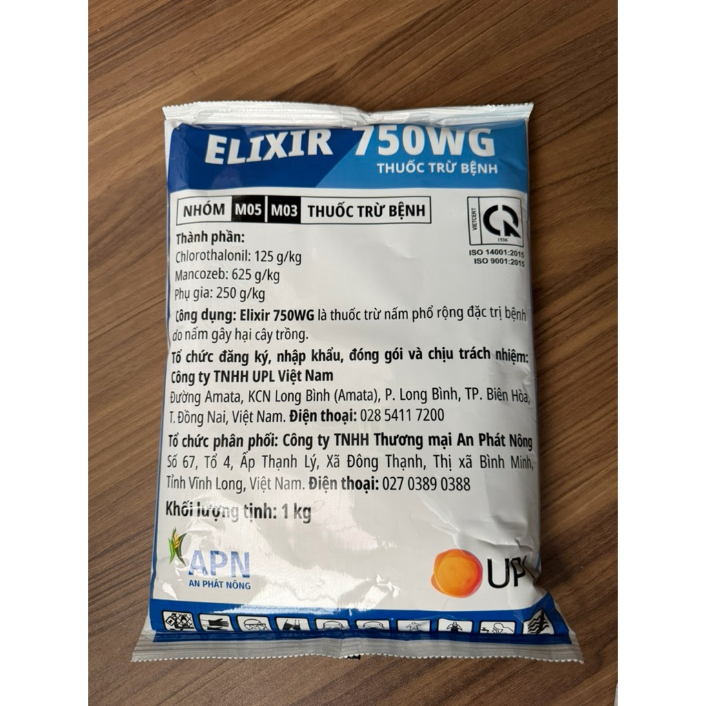 PHÂN BÓN ELIXIR 750WG AN PHÁT NÔNG GÓI 1KG - QUẢN LÝ NẤM PHỔ RỘNG