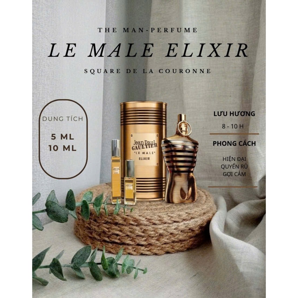 Nước Hoa Nam JPG Le Male Elixir chính hãng