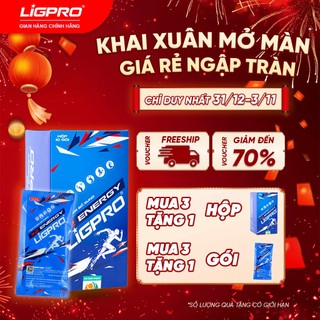  X2 Energy LIGPRO Thức Uống Thể Thao Bổ Sung Năng Lượng Bù Nước Bù Điện Giải Hộp 10 Gói x 24g 