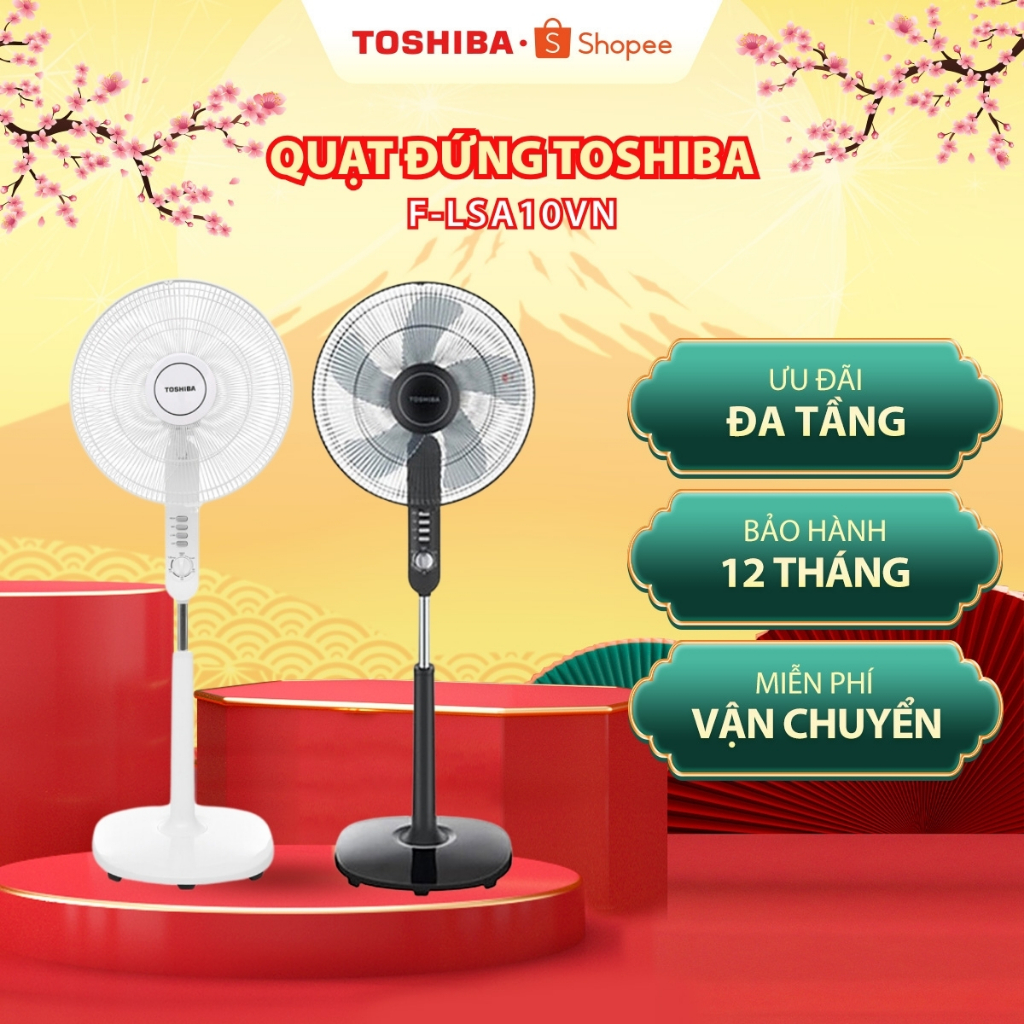 Quạt đứng Toshiba F-LSA10VN - Hàng chính hãng, bảo hành 12 tháng |HỎA TỐC HCM|