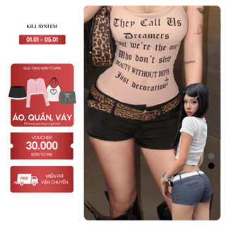  Quần short cạp trễ siêu ngắn MISS A - KILL SYSTEM 