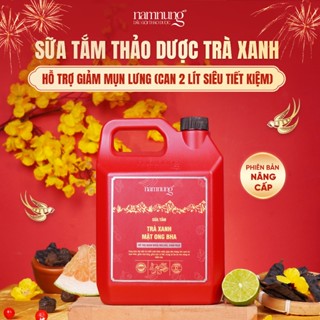  Can Sữa Tắm Sáng Da Giảm Mụn Lưng Thảo Dược NAMNUNG Làm Sạch Sâu Dịu Nhẹ Dưỡng Ẩm Giảm Viêm 2000Ml 