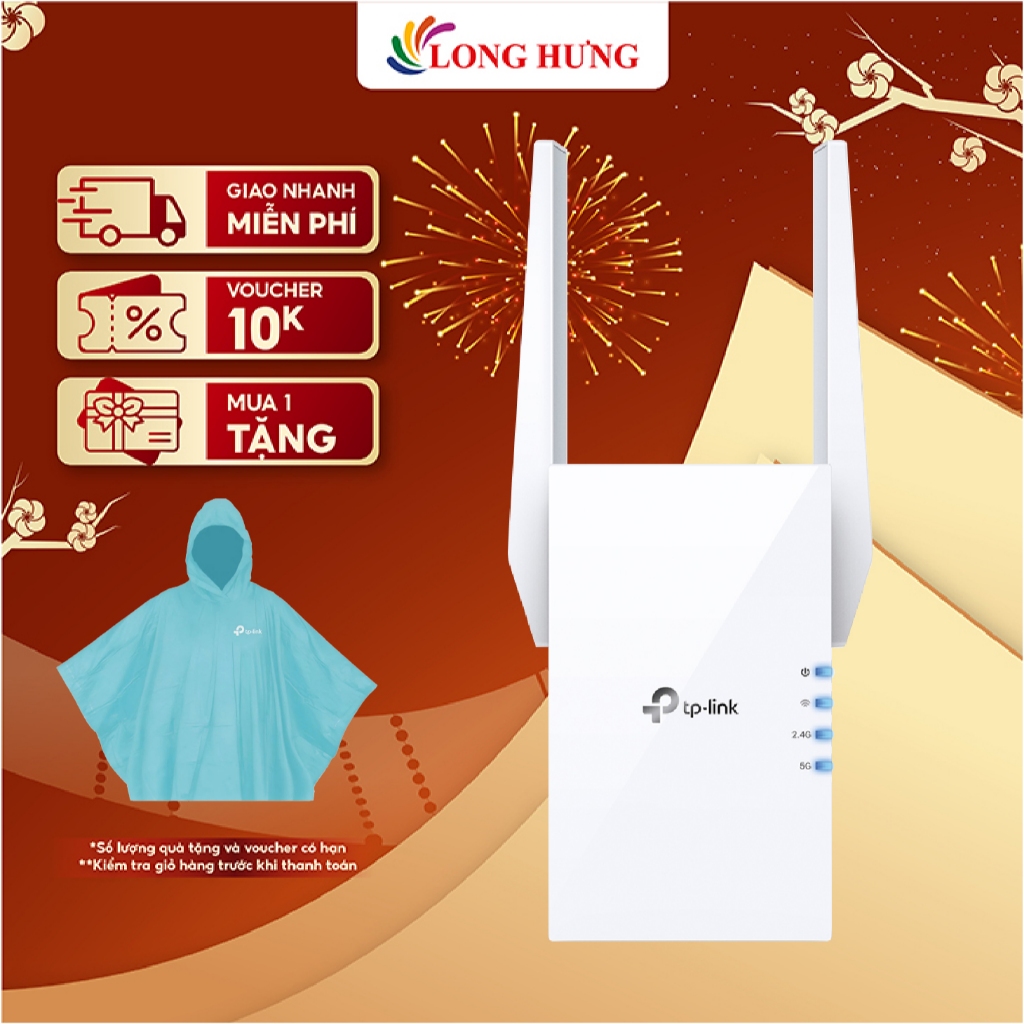 Bộ mở rộng sóng Wifi TP-Link Wifi 6 RE505X - Hàng chính hãng