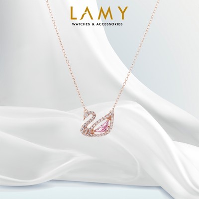 Dây chuyền thiên nga LAMY Crystal Swan Necklace Rose Gold 6042