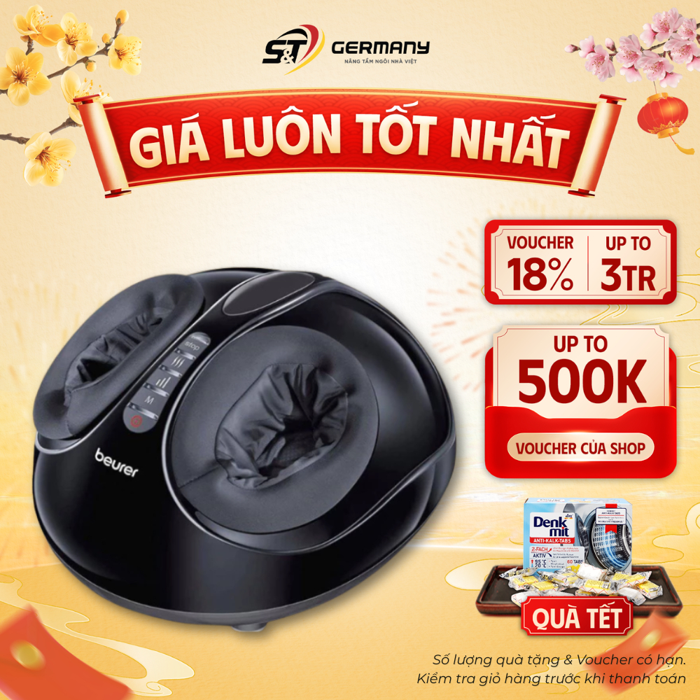 Máy massage chân BEURER FM90 nội địa Đức 3 chương trình massage và 3 mức cường độ GermanySnT 160128