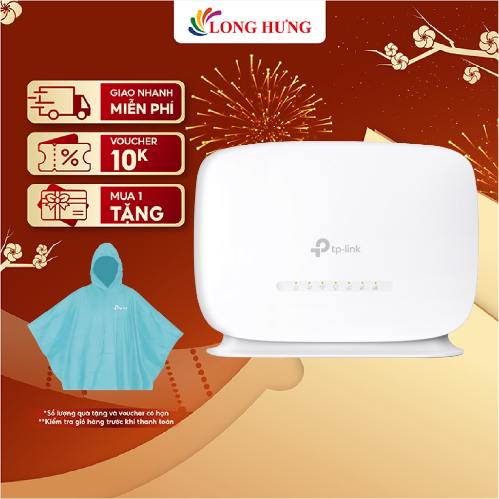 Router Wifi 4G LTE TP-Link 300Mbps TL-MR105 - Hàng chính hãng