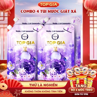  Nước Giặt Xả TOPGIA Hương Lavender Dịu Nhẹ Tẩy Sạch Vết Bẩn Lưu Hương 72H An Toàn Cho Da 