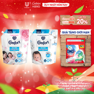  Nước Xả Vải Comfort Dịu Nhẹ Túi 3,6L 