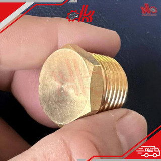 Bít thau ren ngoài - Nút bịt ren ngoài - Đồng thau