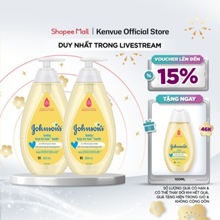   KOL  Combo 2 Sữa tắm gội toàn thân Johnson's baby Top to toe 500ml x2 