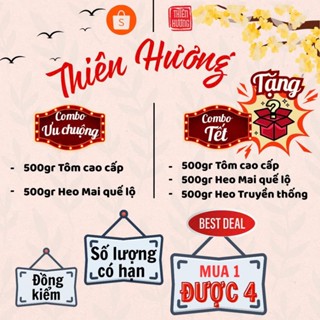 Combo Tết Lạp xưởng Mai quế lộ cao cấp - Lạp xưởng Thiên Hương - Quà Tặng Sang Trọng 