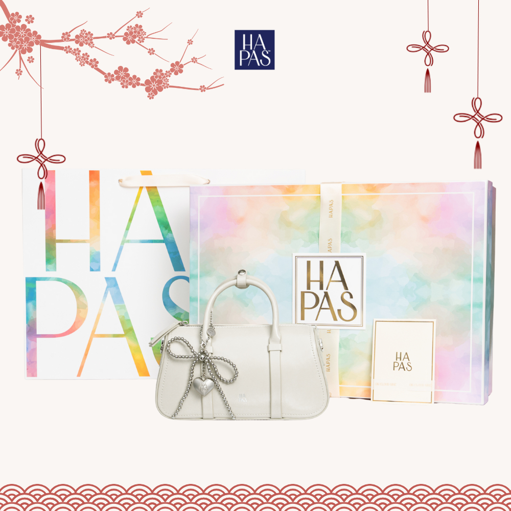 [BTS ON CLOUD NINE] Bộ Quà Tặng Tidy Dáng Trống "Mơ" HAPAS - Set Quà Kèm Charm Tặng Người Thương