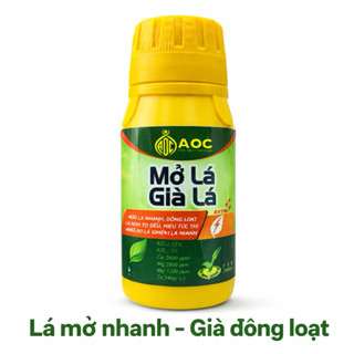  Phân Bón Lá AOC Mở Lá Già Lá – Mở Lá Nhanh Lá To Xanh Dày Già Lá Đồng Loạt 
